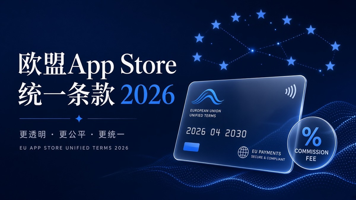 欧盟App Store统一商业条款解读｜Core Technology Commission 5%与10月1日生效要点（2026）